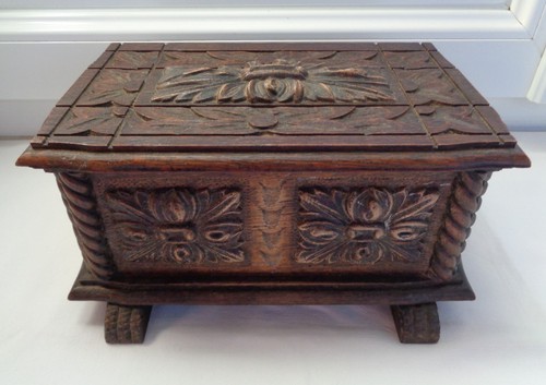 Ancien coffre boite bijoux - ancien, a