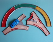 JOUEF Panaméricaine ~ lot de 5 routes 3 courbes et 2 bifurcations plus voiture