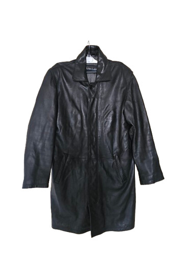 Manteau long en cuir - 🧥,