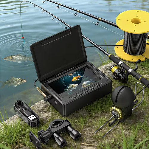 Underwater fish finder camera - underwater,
