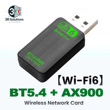 WiFi6 AX900 USB + Bluetooth 5.4 Dual Band Adapter for PC Win10/11