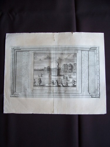 Jardin étang et la - et,