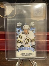 2024-25 Upper Deck Ice Premieres Minis JUSTIN BRAZEAU # MP-JB Mini Rookie RC SP