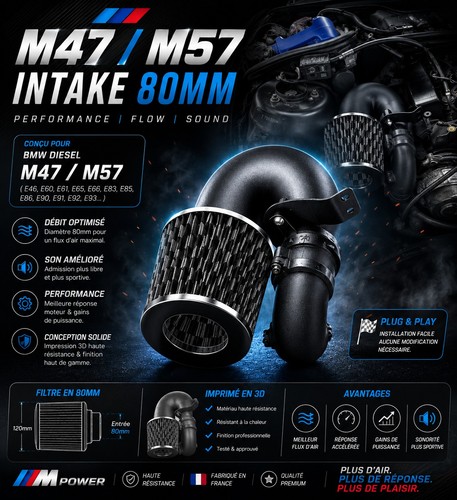 Admission bmw m57 - m47, tuning