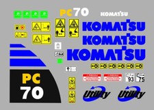 Komatsu PC 70-7 Stickers