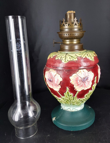 Lampe pétrole ancienne en - pétrole,