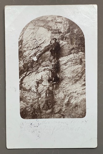 Carte photo ancienne montagne - ancienne,