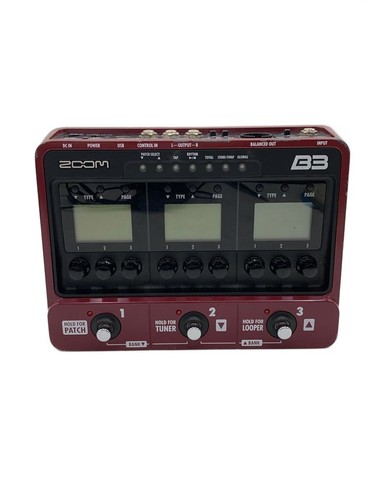 Zoom bass effector y1845 - zoom, effector/b3