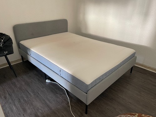Lit double ikea slattum - double,