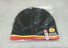 BONNET LAINE NOIR BIERE BELGE BELGIAN BEER BIER JUPILER FOOT FOOTBALL RED DEVILS