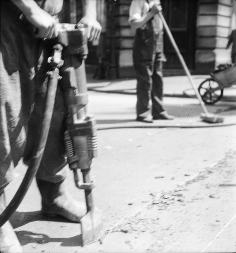 Paris 1950 ouvrier - c.,