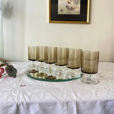 6 verres fumés marron
