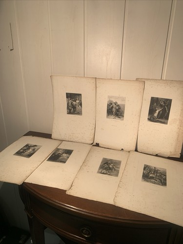 Lot gravure ancienne - ancienne, johannot