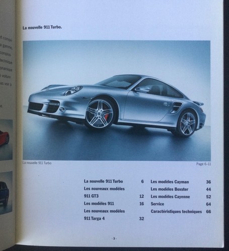 Lot catalogue porsche 911 2010 - catalogue,