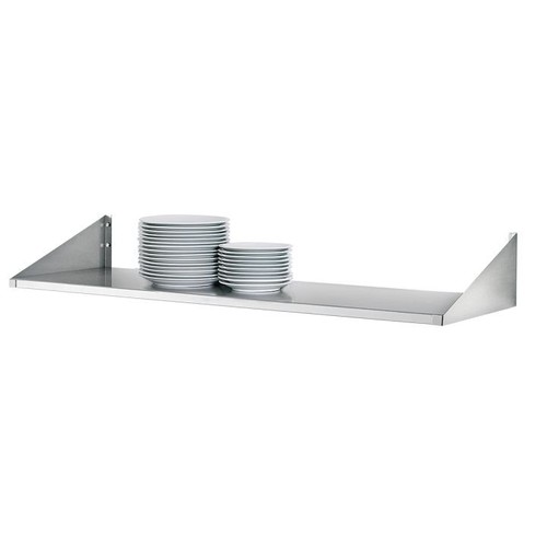 étagère inox murale - inox,