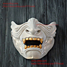 SAMURAI MASK MEMPO MOTORCYCLE AIRSOFT PAINTBALL GUN ONI KABUTO ARMOR SWORD DA515