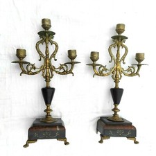 CHANDELIERS marbre et bronze