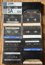 10 TDK cassettes: 2 SA-X 90 +2 SA 100 (1 brand new) +1 SA 90 +5 SA 60. Guarantee