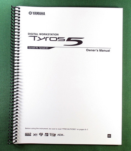 Yamaha tyros instruction - tyros,