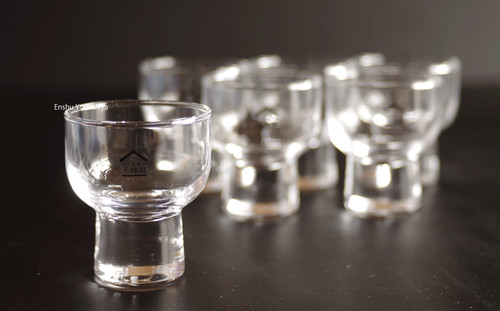 Lot tasses verre à - en,