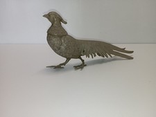 Statuette de faisan en laiton