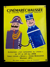 Affiche Gendarmerie SAVIGNAC 2006 CINÉMARÉCHAUSSÉE Exposition Mazamet