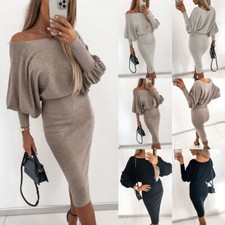 Robe Mi-Longue Moulante À