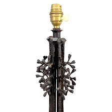 Lampadaire en fer forgé 1930