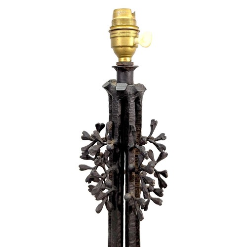 Lampadaire fer forgé 1930 - en,