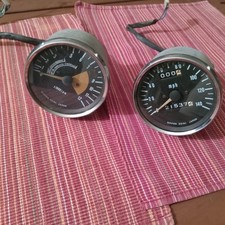 1972 Kawasaki H2 750 Speedometer Tachometer Gauges With Indicator Lights