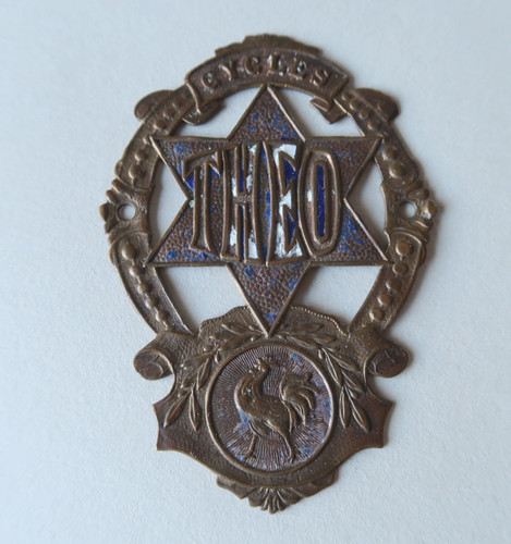 Bicyclette plaque ancienne - bicyclette,