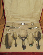 Beautiful Antique Silver Minerva 19th Century Manicure Mirror Toiletware