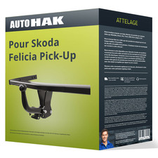 Attelage pour Skoda Felicia Pick-Up type 6UF démontable avec outil Auto Hak TOP
