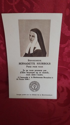 Relique sainte bernadette - relique,