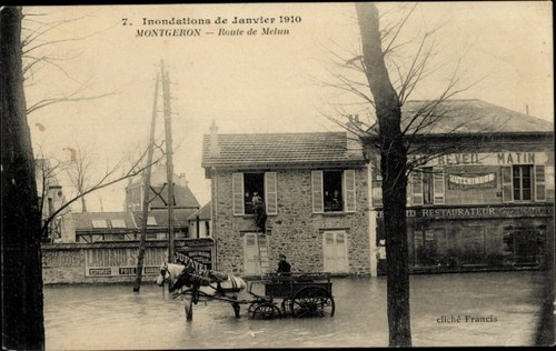 Postcard montgeron essonne - montgeron,