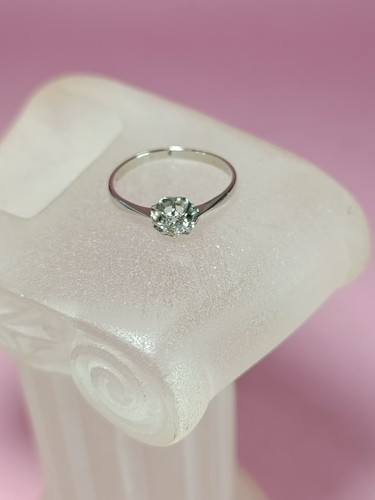Bague ancienne solitaire 18 - ancienne,