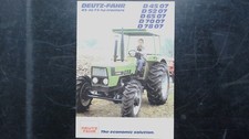 Deutz-Fahr D Series Tractor Brochure Vintage Agriculture 43-73 HP