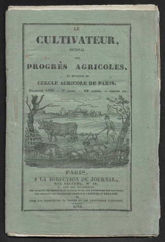 Cultivateur journal des - cultivateur,