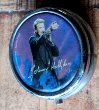 Johnny Hallyday & Fan Avenue - Ancien cendrier avec mécanisme -Fonctionne