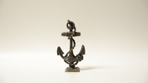 Ancien sceau tampon - en, bronze