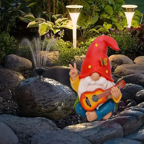 Nain jardin musicien - jardin,