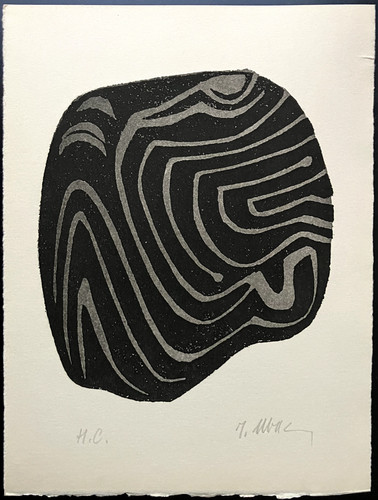 Raoul ubac gravure bois gravé - ubac,