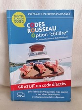Livre code Rousseau PERMIS BATEAU PLAISANCE Option côtière CRR Nouvelle édition