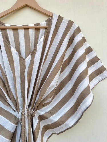 Robe maxi kaftan coton - robe,