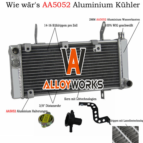 Aluminum cooler radiator - cooler, for