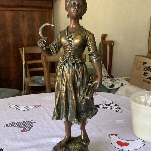 Statuette régule - en,