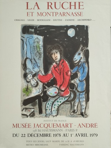 Chagall marc rare affiche - ,