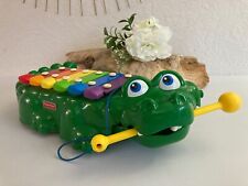 1124⚜️ Jouet Fisher Price Xylophone Piano Crocodile Fisher Price Longueur 37 Cm