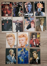 DAVID BOWIE LOT 14 CARTES POSTALES NEUVES COLLECTION MUSIQUE ROCK SPACE GLAM POP