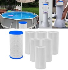 6 Pack Pool Filter Cartridges Type A/C/III Reusable Fits Intex Bestway Pumps